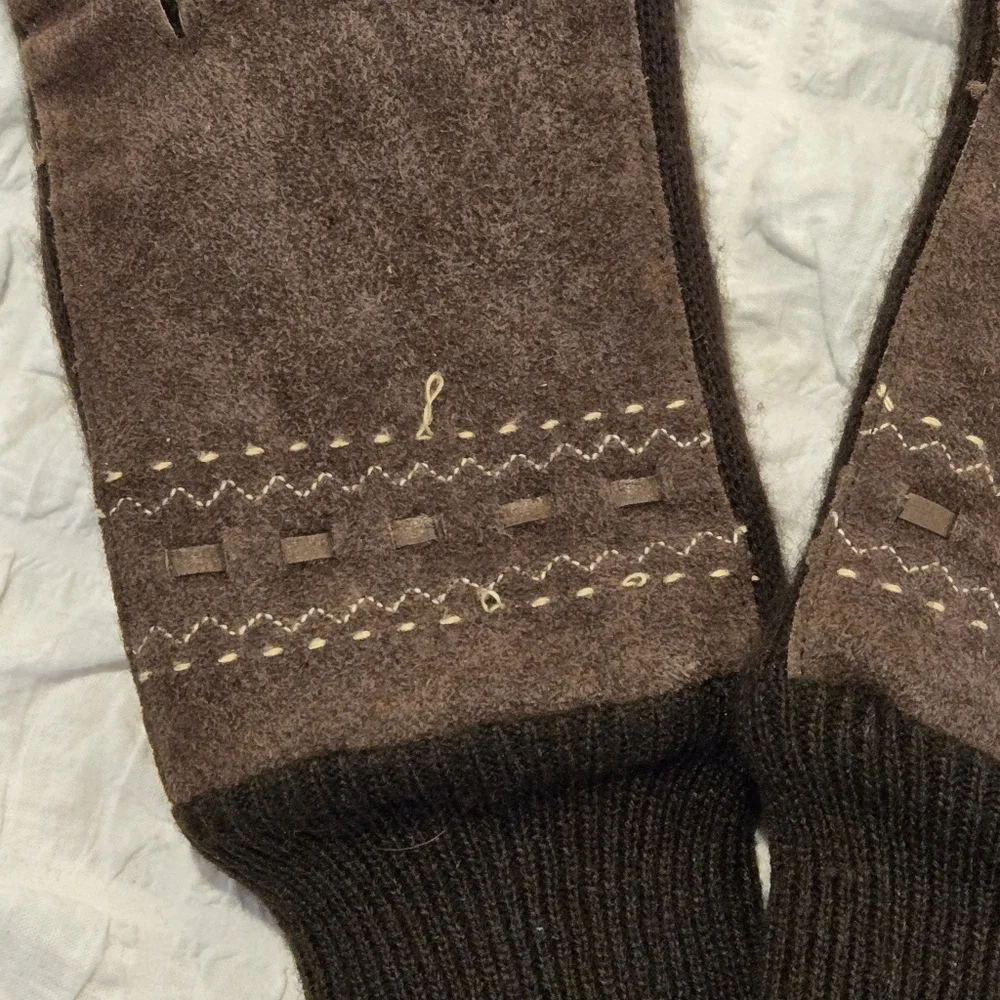 🧤 Vintage Suede Cowhide Women’s Gloves – McCrory Corp., Made in Taiwan